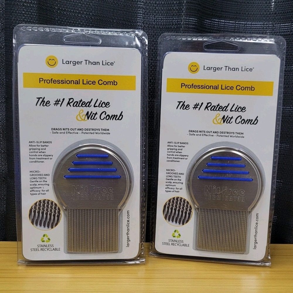 Terminator Lice Comb Professional‎ Stainless Steel Comb for Effective Head